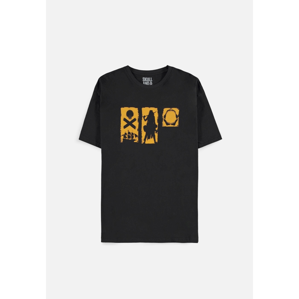 Skull And Bones - Pirate Icons Heren T-shirt - Zwart